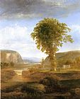 Thomas Doughty Scenery in the Catskills painting